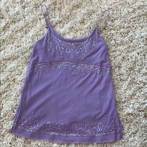 Lilac Sequined Tank